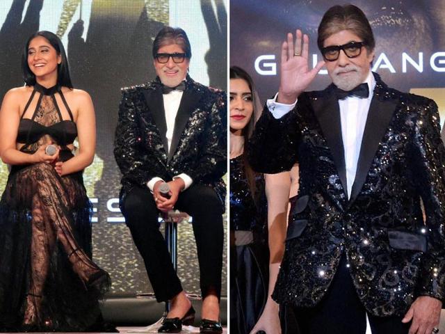 The first installment, Aankhen, was directed by Vipul Shah. Bachchan along with Regina Cassandra during the event. (PTI) The first installment, Aankhen, was directed by Vipul Shah. Bachchan along with Regina Cassandra during the event. (PTI)