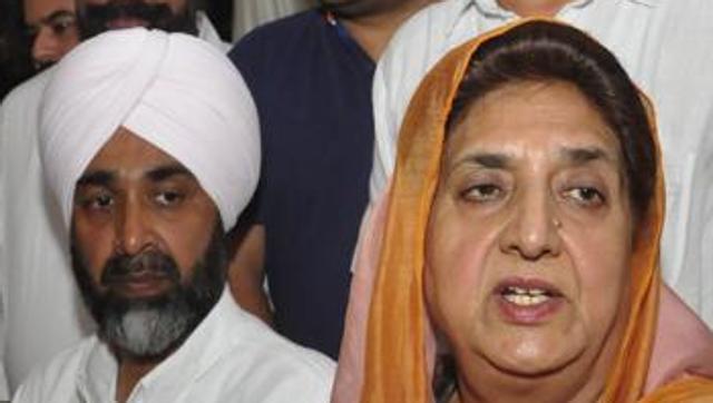 Manpreet Badal and Rajinder Kaur Bhattal. (HT File Photo)