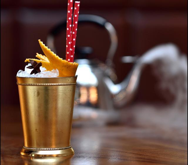 Chai and rype julep served at Niche. (HT Photo) Chai and rype julep served at Niche. (HT Photo)