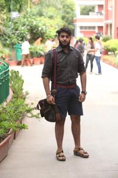 Piyush Ashok, student of Hansraj College.
