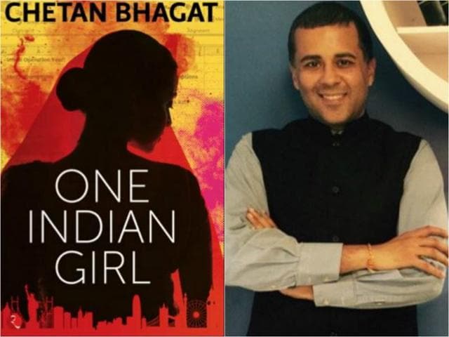 One Indian Girl will be Chetan Bhagat’s seventh book.(Twitter)