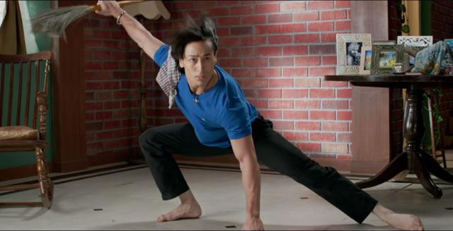 Tiger Shroff in a still from the movie. (YouTube)