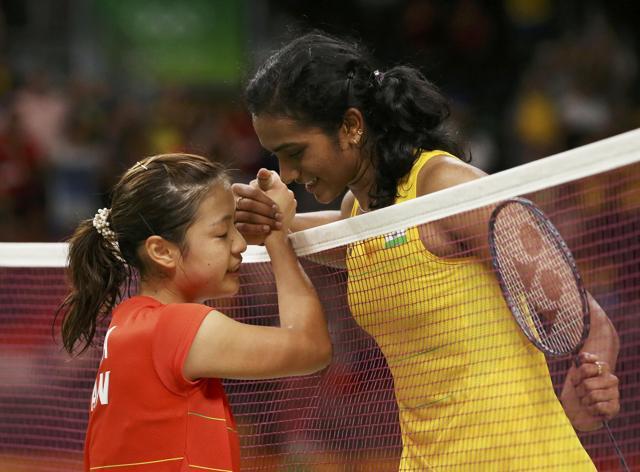 Okuahara had little in response to Sindhu’s consistent attacks, especially in the second game. (REUTERS) Okuahara had little in response to Sindhu’s consistent attacks, especially in the second game. (REUTERS)