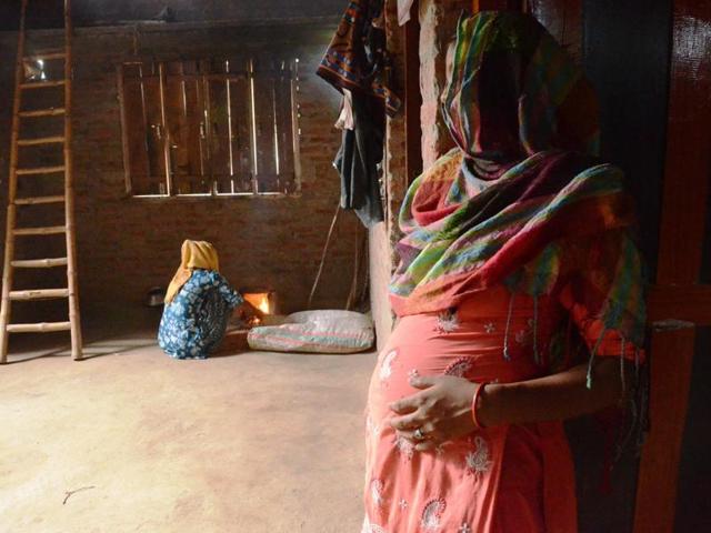 The teen rape survivor (right) at her house in Bareilly. (Sachin Saini/HT Photo) The teen rape survivor (right) at her house in Bareilly. (Sachin Saini/HT Photo)