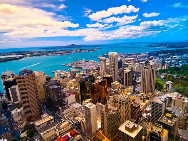 Overview of the skyline of the Central Business District (downtown) in Auckland, New Zealand, placed eighth on the list. AFP reports that according to analysts, the top-ranked cities share a few common denominators. They tend to be mid-sized cities in wealthier countries, with relatively low population density. They offer a range of recreational activities, low crime levels and smart, stable infrastructure. (Pinterest) Overview of the skyline of the Central Business District (downtown) in Auckland, New Zealand, placed eighth on the list. AFP reports that according to analysts, the top-ranked cities share a few common denominators. They tend to be mid-sized cities in wealthier countries, with relatively low population density. They offer a range of recreational activities, low crime levels and smart, stable infrastructure. (Pinterest)