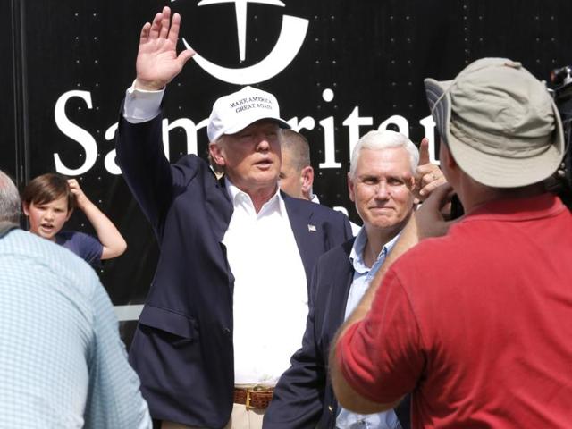 Republican presidential candidate Donald Trump speaks in Charlotte. (AP) Republican presidential candidate Donald Trump speaks in Charlotte. (AP)