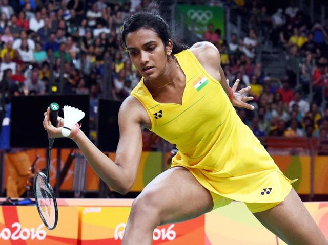 After wining the first game, it appeared the day might belong to PV Sindhu, but Marin came back strong. (Atul Yadav/PTI)