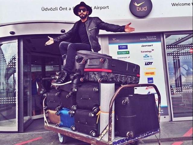 Who says men travel light, especially if he’s an actor known for his diverse wardrobe? But this kind of luggage can give serious complexes to even the flashiest of fashionistas. (Instagram/Ranveer Singh)