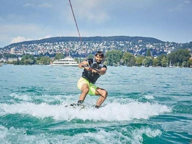 The Bajirao Mastani actor did not just get clicked at scenic Swiss locales like regular, boring tourists. He sang, danced, baked, celebrated, paid tribute to Bollywood icons and gave us some serious travel goals. (Instagram/Ranveer Singh)