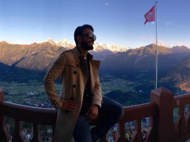 He chose Switzerland as his destination and made sure he did everything that features on the to-do list of travel junkies. And more. A lot more. (Instagram/Ranveer Singh)
