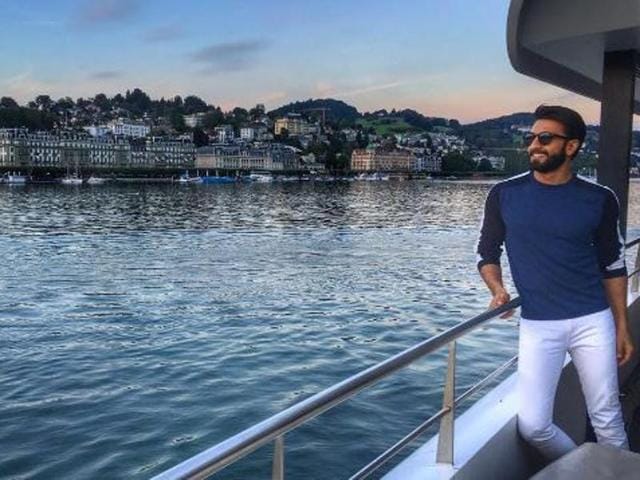 As dashing as the 31-year-old actor is, we can’t just stop drooling over the background in this one. (Instagram/Ranveer Singh)