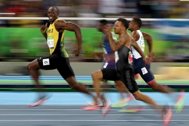Usain Bolt of Jamaica competes in the men's 100m semi-final. (Getty Images) Usain Bolt of Jamaica competes in the men's 100m semi-final. (Getty Images)