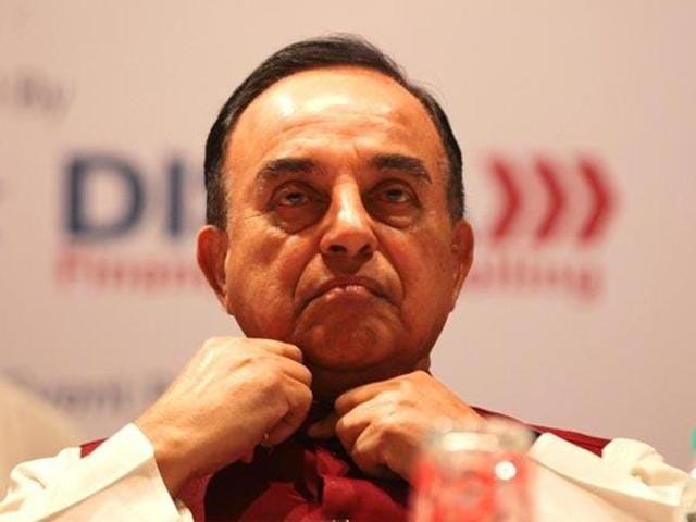 BJP MP Subramanian Swamy (Anshuman Poyrekar/HT Photo) BJP MP Subramanian Swamy (Anshuman Poyrekar/HT Photo)