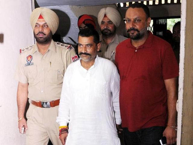 Gau Raksha Dal chief of Punjab Satish Kumar coming out of Rajpura court on Sunday.(Bharat Bhushan/HT Photo) Gau Raksha Dal chief of Punjab Satish Kumar coming out of Rajpura court on Sunday.(Bharat Bhushan/HT Photo)