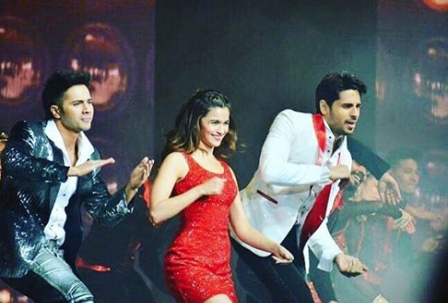 Alia Bhatt performs with her Student Of The Year co-stars, Varun Dhawan and Sidharth Malhotra, during the world tour. (Instagram/Alia Bhatt) Alia Bhatt performs with her Student Of The Year co-stars, Varun Dhawan and Sidharth Malhotra, during the world tour. (Instagram/Alia Bhatt)