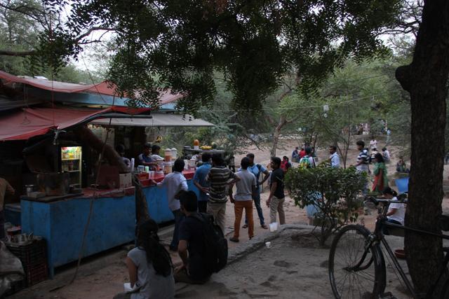 The dhaba has been the centre of all discussions and debates in the campus. (Aarju Alam/HT)