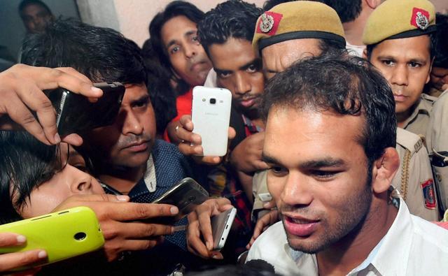 With the Russian dope scandal and a blanket ban on the country’s athletes, WADA would never have let Narsingh Yadav through. (PTI Photo) With the Russian dope scandal and a blanket ban on the country’s athletes, WADA would never have let Narsingh Yadav through. (PTI Photo)