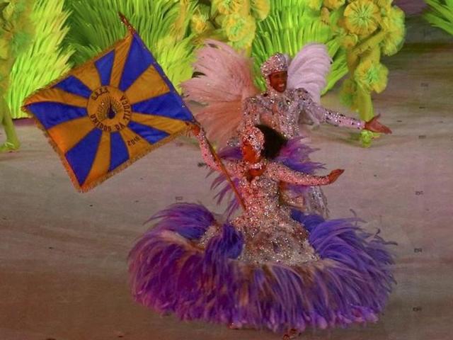 Dancers perform during the ceremony. (Reuters)