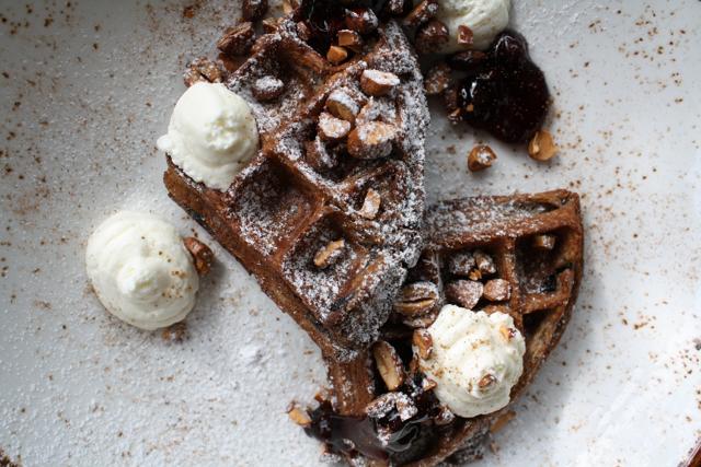 Healthy waffles at Bastian’s brunch, Bandra (W) Healthy waffles at Bastian’s brunch, Bandra (W)