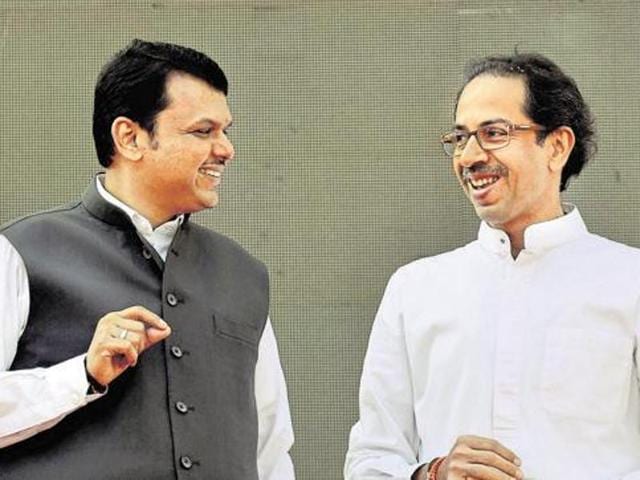 The Shiv Sena also took potshots at chief minister Devendra Fadnavis, who hails from Nagpur.(HT File Photo) The Shiv Sena also took potshots at chief minister Devendra Fadnavis, who hails from Nagpur.(HT File Photo)