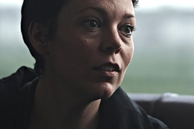 Olivia Colman in a still from Tyrannosaur. She has also done two seasons of TV show Broadchurch with David Tennant.