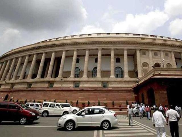 File photo of the Parliament building in New Delhi. If finalised, an early presentation of the annual budget will ensure its passage before fiscal year-end. File photo of the Parliament building in New Delhi. If finalised, an early presentation of the annual budget will ensure its passage before fiscal year-end.