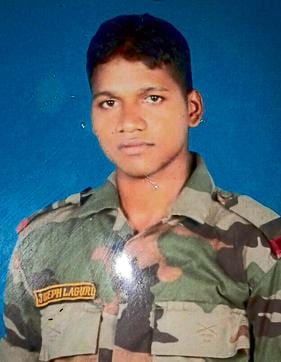 File photo of jawan Joshep Laguri, who died at a Chandigarh hospital on August 19. (HT Photo) File photo of jawan Joshep Laguri, who died at a Chandigarh hospital on August 19. (HT Photo)