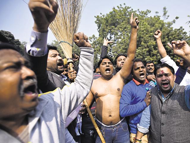 Municipal sanitation workers will now be known as ‘paryavaran sahayak’ or environmental helpers. Municipal sanitation workers will now be known as ‘paryavaran sahayak’ or environmental helpers.