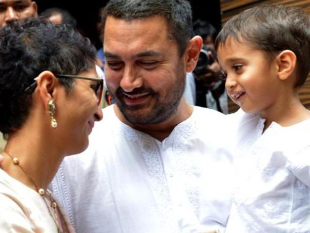 Foreign Minister Sushma Swaraj took a jibe at celebs when she proposed a ban on commercial surrogacy, saying how a ‘need’ has now turned to ‘fad’. She could have been targeting Aamir Khan and Kiran Rao whose youngest son Azad was born in 2011, when Aamir was 45. He has two other children, son Junaid and daughter Ira with his first wife Reena Dutta. Here’re a few other celebs who also opted for surrogacy. (AFP)