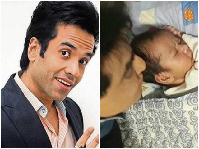 Tusshar Kapoor’s son Laksshya was born this year in June through surrogacy. “I am thrilled to be a father! The paternal instincts in me have been overpowering my heart and mind for some time now. Therefore, I am thrilled beyond words to have Laksshya, now the greatest source of joy in my life,” Tusshar had said. (Twitter) Tusshar Kapoor’s son Laksshya was born this year in June through surrogacy. “I am thrilled to be a father! The paternal instincts in me have been overpowering my heart and mind for some time now. Therefore, I am thrilled beyond words to have Laksshya, now the greatest source of joy in my life,” Tusshar had said. (Twitter)