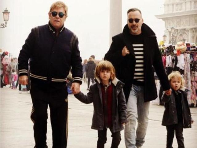 British singer Sir Elton John and his husband David Furnish were blessed with their son Zachary in 2010 and son Elijah in 2013 through surrogacy. (Instagram) 