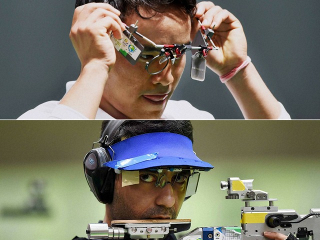Jitu Rai (top) and Abhinav Bindra reached the finals. (Agencies) Jitu Rai (top) and Abhinav Bindra reached the finals. (Agencies)