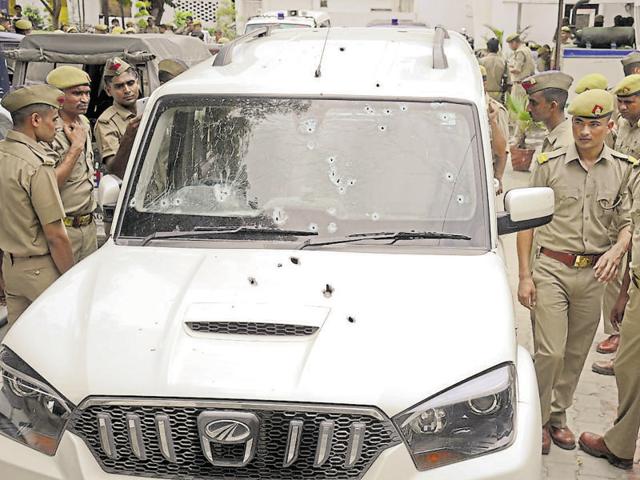 Police have arrested six persons in connection with the attack that took place on August 11.(HT File)