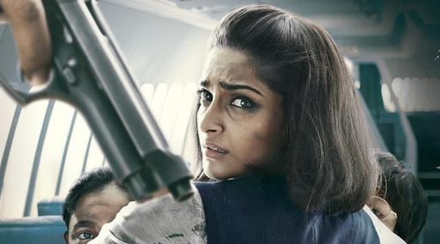 Sonam Kapoor in the film, Neerja, the story of flight attendant Neerja Bhanot, who sacrificed her life while protecting the lives of 359 passengers on the Pan Am flight 73 in 1986. The flight was hijacked by a terrorist organisation. Sonam Kapoor in the film, Neerja, the story of flight attendant Neerja Bhanot, who sacrificed her life while protecting the lives of 359 passengers on the Pan Am flight 73 in 1986. The flight was hijacked by a terrorist organisation.