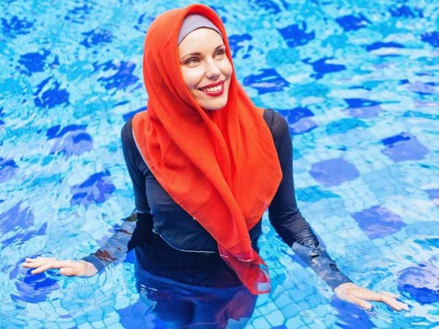 A burkini is a beachwear garment adheres to Islamic standards of covering women’s bodies
