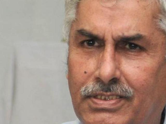 Brig Jagdish Gagneja (retd), state vice-president of Rashtriya Swayamsevak Sangh (RSS).(HT File Photo)