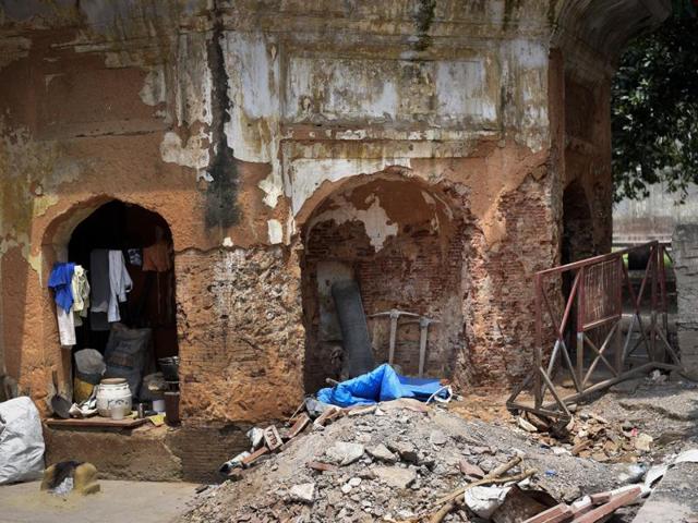 Though an intrinsic part of our heritage, the Anglo Arabic Senior Secondary School has been neglected for a long time. (Ravi Choudhary/HT PHOTO) Though an intrinsic part of our heritage, the Anglo Arabic Senior Secondary School has been neglected for a long time. (Ravi Choudhary/HT PHOTO)