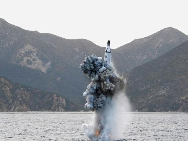 People pass by a TV news program showing a file footage of North Korea's ballistic missile that the North claimed to have launched from underwater, at Seoul Railway station in Seoul, South Korea, Wednesday, Aug. 24, 2016. (AP) People pass by a TV news program showing a file footage of North Korea's ballistic missile that the North claimed to have launched from underwater, at Seoul Railway station in Seoul, South Korea, Wednesday, Aug. 24, 2016. (AP)