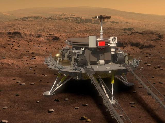 An artist's rendition of China’s Mars rover, provided to Xinhua news agency by the Chinese State Administration of Science, Technology and Industry for National Defense. (AP Photo) An artist's rendition of China’s Mars rover, provided to Xinhua news agency by the Chinese State Administration of Science, Technology and Industry for National Defense. (AP Photo)