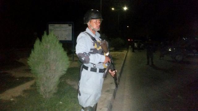 An Afghan policeman keeps watch at the site of an attack in Kabul, Afghanistan. (Reuters) An Afghan policeman keeps watch at the site of an attack in Kabul, Afghanistan. (Reuters)