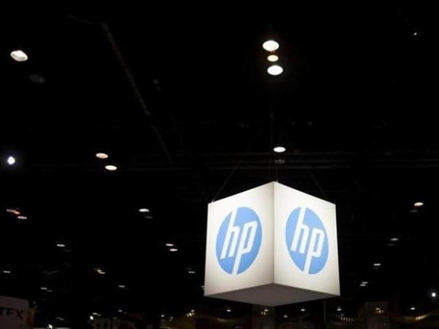 The Hewlett-Packard (HP) logo is seen as part of a display at the Microsoft Ignite technology conference in Chicago, Illinois, US. (Reuters) The Hewlett-Packard (HP) logo is seen as part of a display at the Microsoft Ignite technology conference in Chicago, Illinois, US. (Reuters)