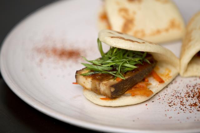 Baos and Lettuce Cups at Ellipsis.