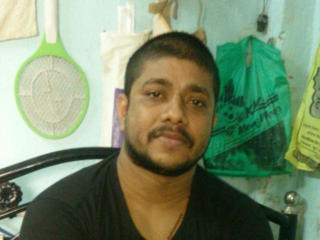 Pravin Rahate, the injured Govinda who is bedridden since 2014, will now be cared for by a Nalla Sopara based Trust, which would be celebrating a low key Janmashtami this year.(Surendra Negi)