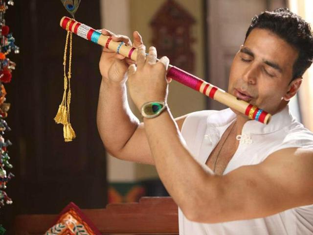 Akshay Kumar played Lord Krishna in Oh My God. (YouTube) Akshay Kumar played Lord Krishna in Oh My God. (YouTube)