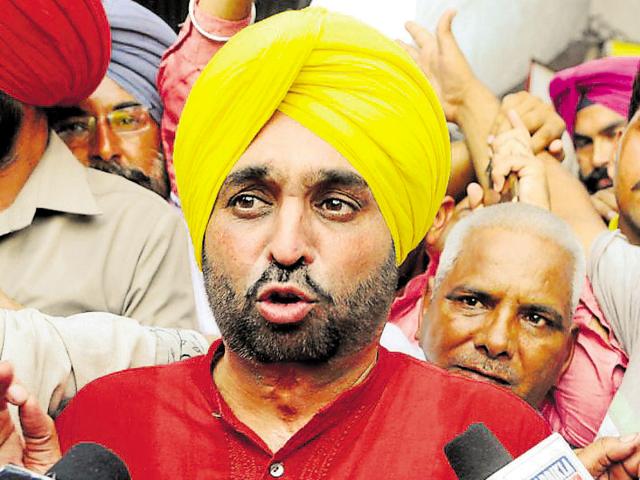 AAP Sangrur MP Bhagwant Mann(Anil Dayal/HT Photo)