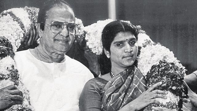 Actor and chief minister of undivided Andhra Pradesh NT Rama Rao married Lakshmi Parvathi in the evening of his life. (Rajiv Gupta/HT Photo )