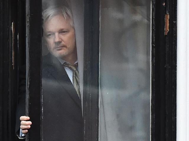 Julian Assange, who has been sheltering in the Ecuadorian embassy in London since 2012 while fighting extradition, said WikiLeaks was combing through thousands of pages of material. (AFP File) Julian Assange, who has been sheltering in the Ecuadorian embassy in London since 2012 while fighting extradition, said WikiLeaks was combing through thousands of pages of material. (AFP File)