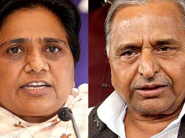 A combination picture of Mulayam Singh Yadav and Mayawati. (HT Photo) A combination picture of Mulayam Singh Yadav and Mayawati. (HT Photo)