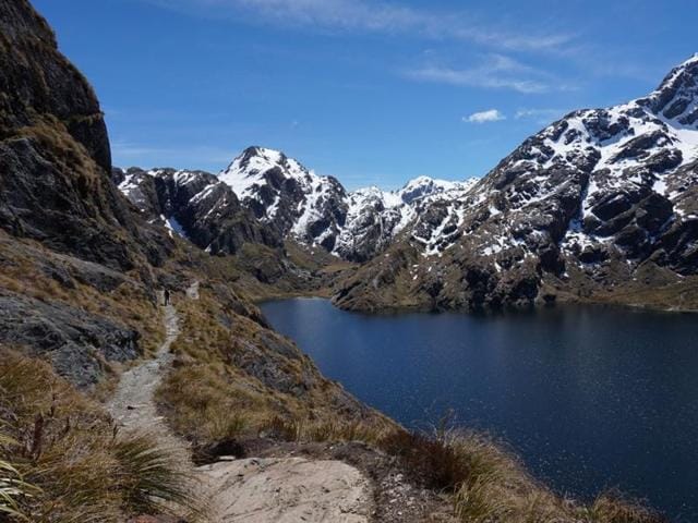There had been heavy snow in the area and the woman spent three nights in the open before finding the hut which had food, gas and firewood, and where she had sheltered since early August.(Robyn Kawakami)