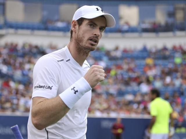 Andy Murray, of Britain, reacts during his match against Marin Cilic, of Croatia. (AP Photo) Andy Murray, of Britain, reacts during his match against Marin Cilic, of Croatia. (AP Photo)
